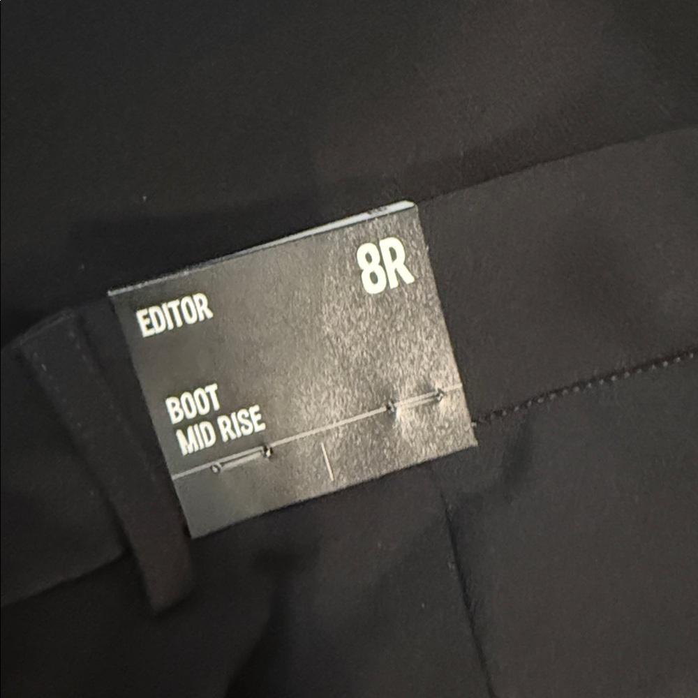 Black Express Editor Pant